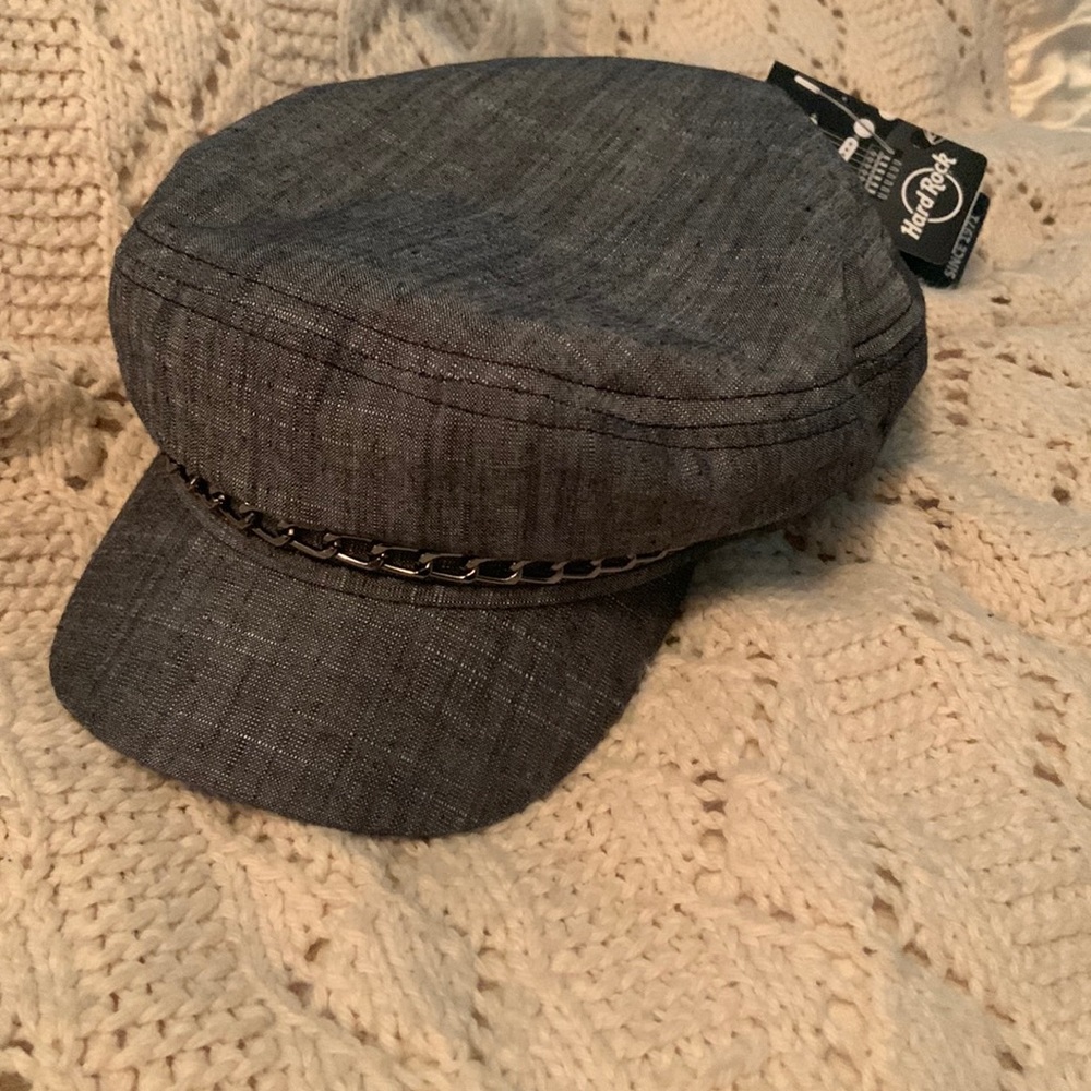Cadet cap with chain grey ! 🖤